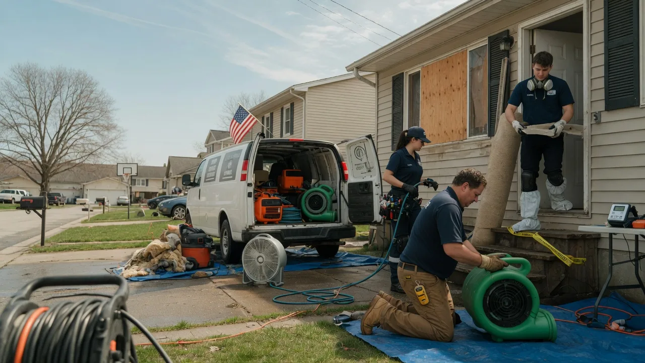 Water Damage Restoration in Menoken, ND near me